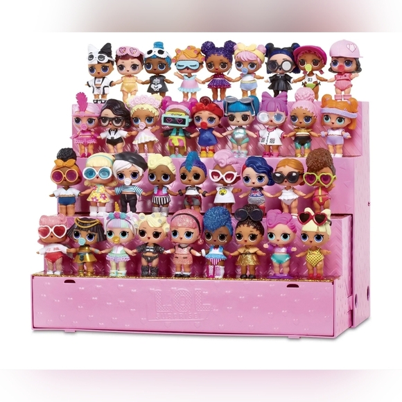L.O.L. RARE Entertainment Surprise Pop UP Display Case Pink With Exclusive Doll - Picture 6 of 9